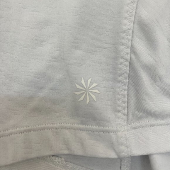 Athleta | Women's Pacifica Wrap Front Top White | Size Medium - Picture 6 of 7